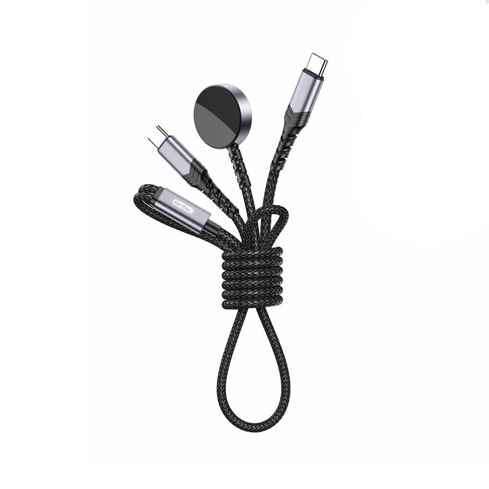 2-in-1 Charging Cable for Apple Watch and iPhone 15 GD-UC612 2-in-1 Charging Cable for Apple Watch and iPhone 15 GD-UC612