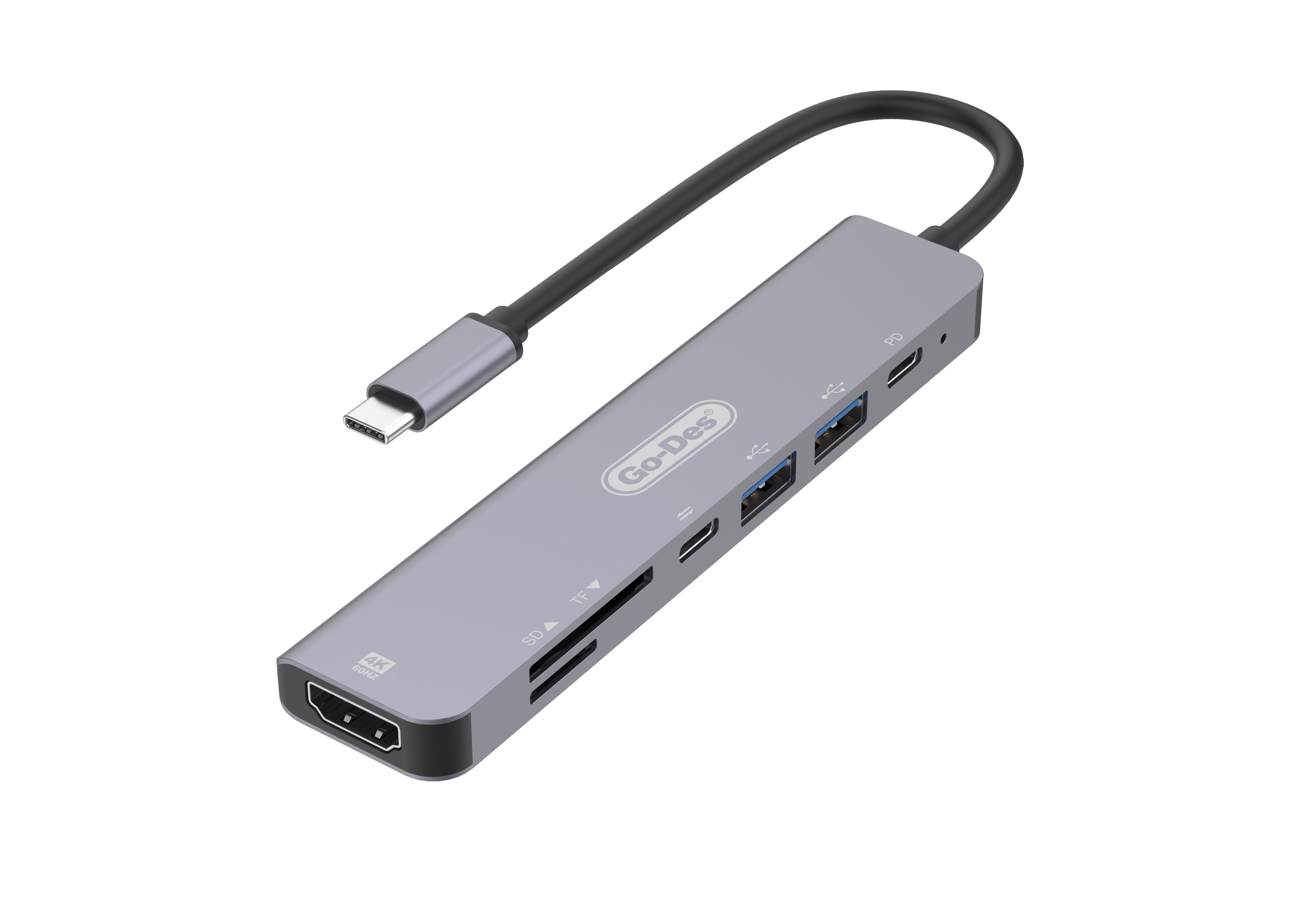 موزع USB-C/USB-A 2 في 1 GD-UC706 موزع USB-C/USB-A 2 في 1 GD-UC706