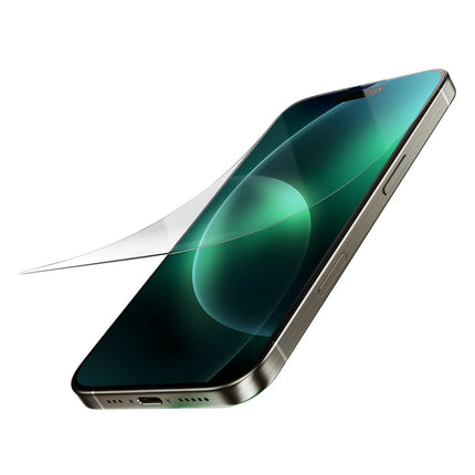 Green Lion 9H Steve HD Glass Screen Protector - Black Edge - For iPhone 11 to 16 Series