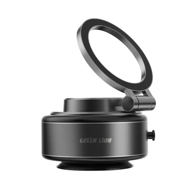 حامل هاتف جرين ليون (Green Lion) GX-29 بالشفط التلقائي - تقنية الفراغ الكهربائي الذكية - دوران 360 درجة - أسود مطفي