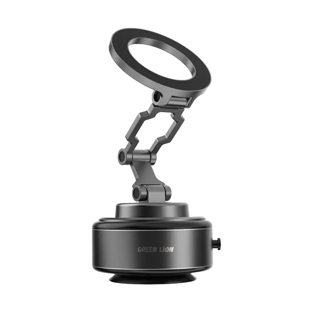 حامل هاتف جرين ليون (Green Lion) GX-30 بالشفط التلقائي - تقنية الفراغ الكهربائي الذكي - دوران 360 درجة - أسود مطفي