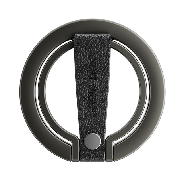 مسند ومقبض جرين ليون (Green Lion) المغناطيسي - دوران 360 درجة - قوة مغناطيسية 3500GS - حامل هاتف آمن - أسود