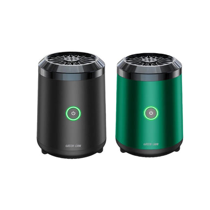 مبخرة جرين ليون (Green Lion) ميني بخور 2 الكهربائية المحمولة - بطارية 2000 مللي أمبير - تسخين سريع - أسود وأخضر