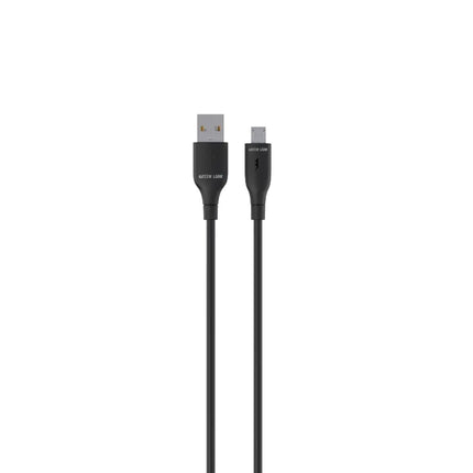 Green Lion USB-A to Micro USB PVC Cable 1m - Reliable Charging & Data Sync - Black