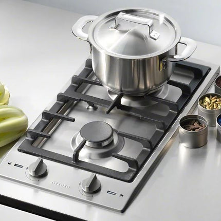 Emilia Built-in Gas Hob 30cm 2 Burners - Stainless Steel