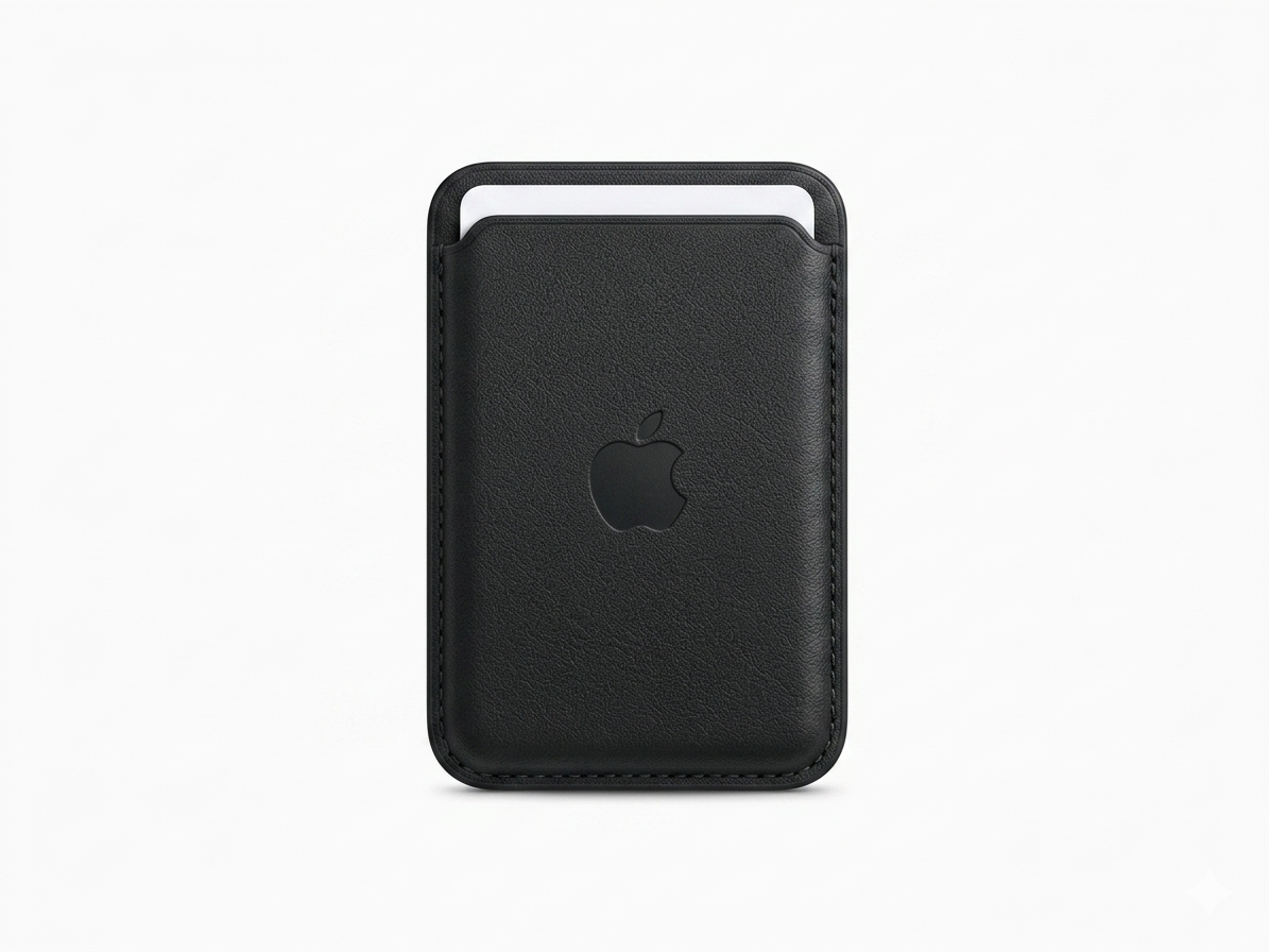 Premium Magnetic Leather Card Holder - Slim MagSafe Compatible Wallet, Strong Magnet, and Sleek Minimalist Design