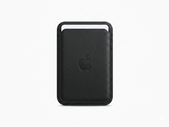 Premium Magnetic Leather Card Holder - Slim MagSafe Compatible Wallet, Strong Magnet, and Sleek Minimalist Design