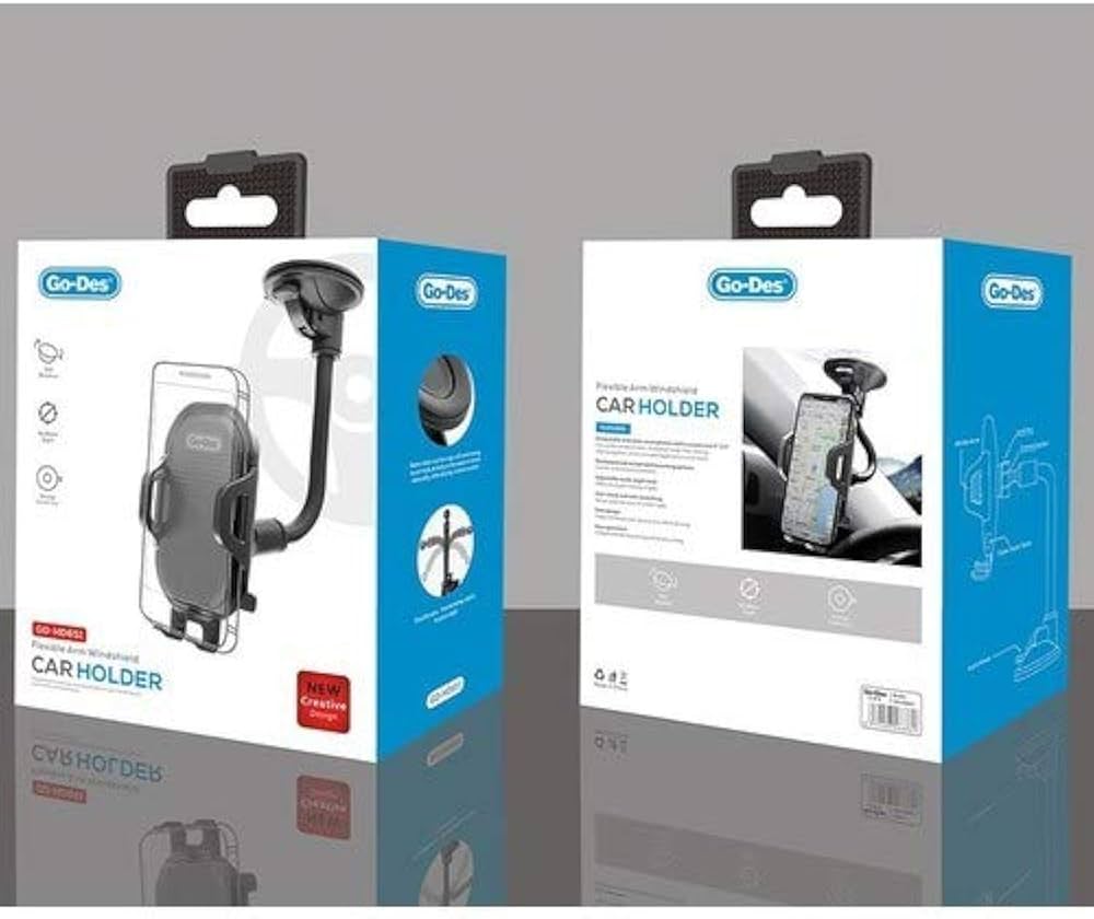 حامل هاتف مرن للزجاج الأمامي للسيارة GD-HD651 حامل هاتف مرن للزجاج الأمامي للسيارة GD-HD651