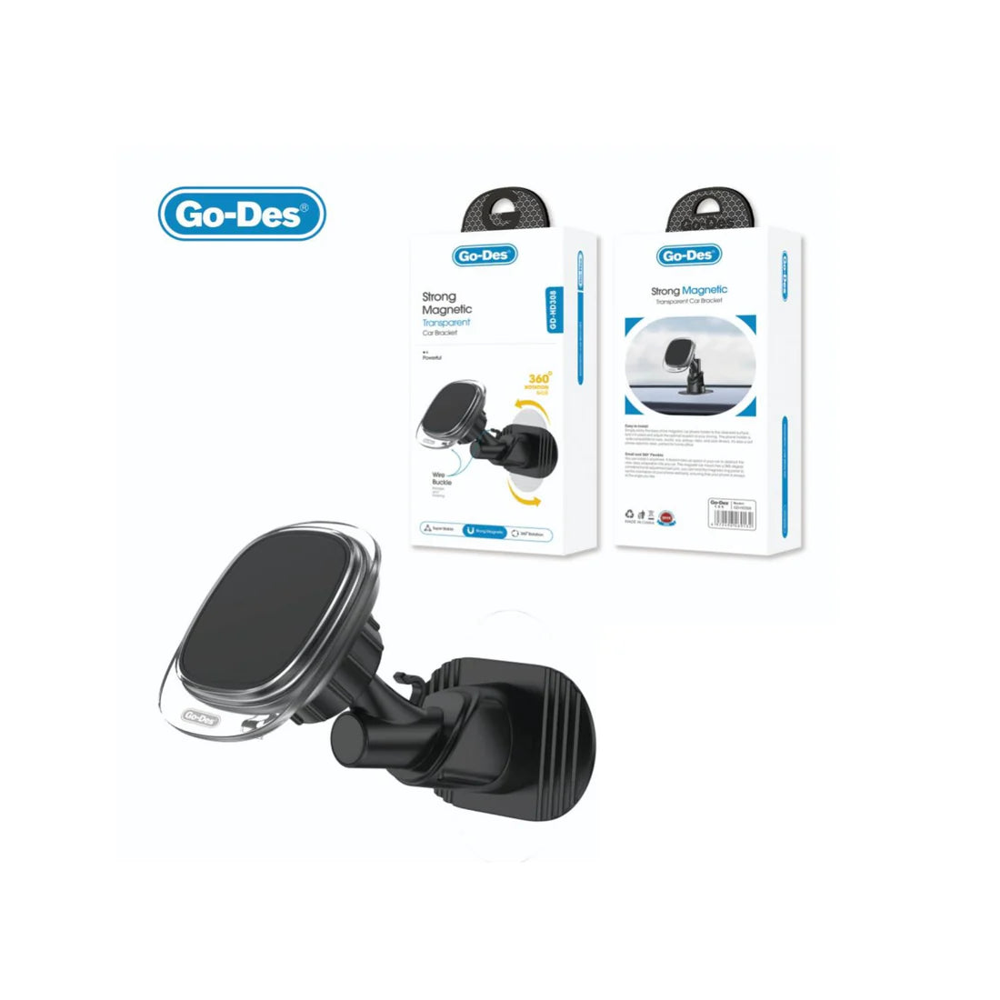 حامل هاتف مغناطيسي قوي 360 درجة GD-HD308 حامل هاتف مغناطيسي قوي 360 درجة GD-HD308