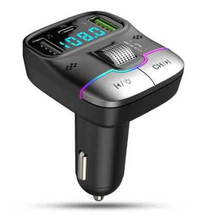 Wireless FM Transmitter with USB & Type-C Ports GD-BT39