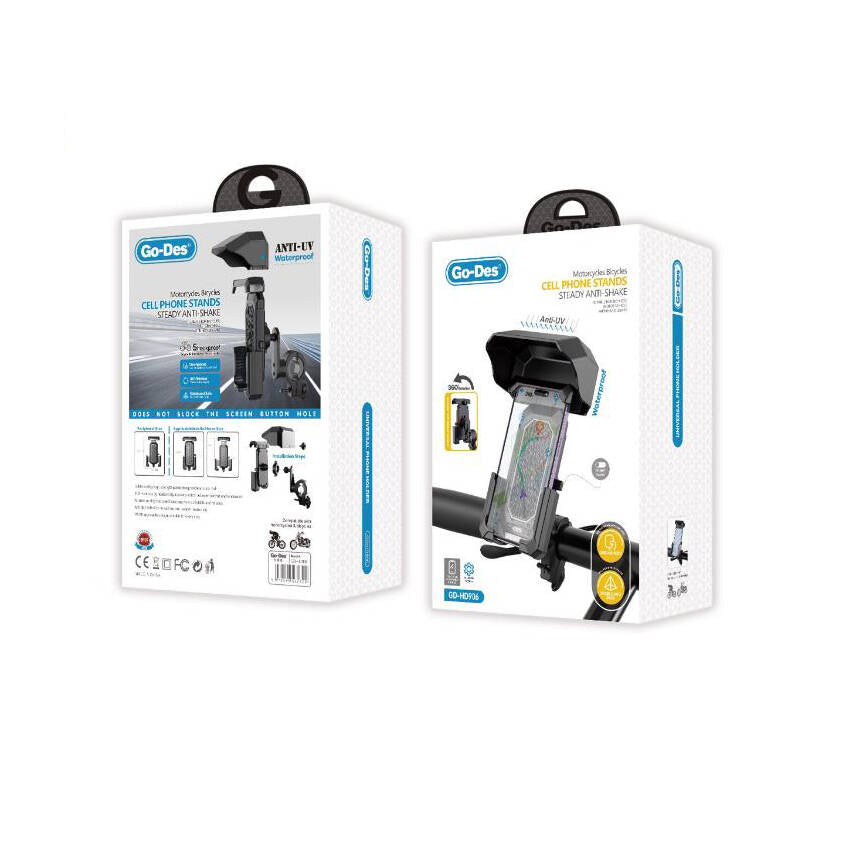 حامل هاتف مقاوم للماء للدراجات النارية GD-HD906 حامل هاتف مقاوم للماء للدراجات النارية GD-HD906