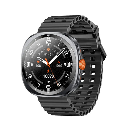 Green Lion Connect Pro Smart Watch - 1.43" AMOLED Display - Bluetooth Calling - 100+ Sports Modes - Black / Titanium