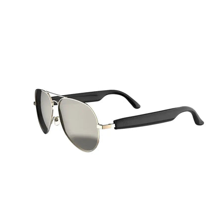 Green Lion Helsinki Smart Glasses - Wireless Bluetooth Audio & Integrated HD Microphone - Black