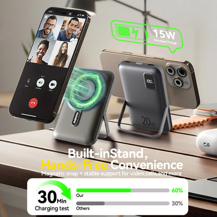 باور بانك ريماكس RPP-695 سعة 10000 مللي أمبير وشحن لاسلكي سريع 15 واط