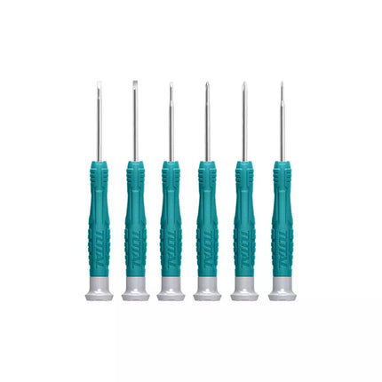 Total THT250PS0601 | 6PCS Precision Screwdriver Set with Transparent Case