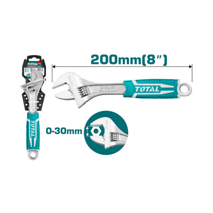 Total THT101086 8" Adjustable Wrench