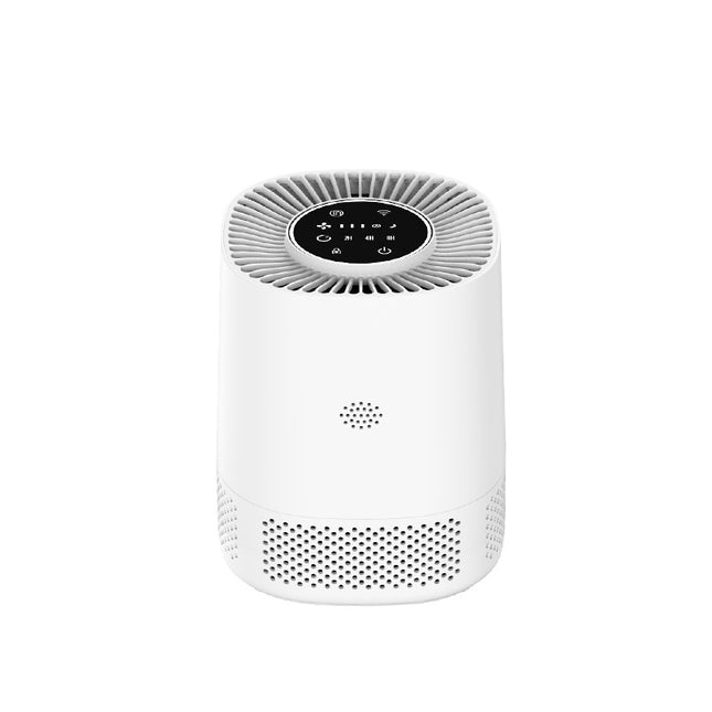 Glowix PJ06 Smart Air Purifier - H13 True HEPA Filtration - 3-Stage Purification System - Real-Time Air Quality Sensor - Silent Sleep Mode - White