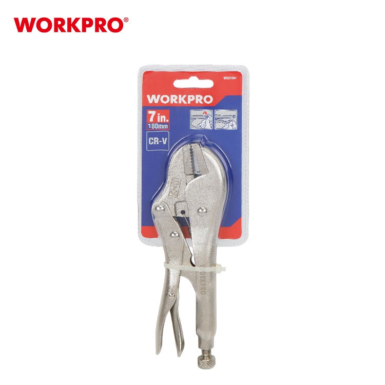 كماشة قفل ذات فك مستقيم WORKPRO مقاس 7 انش (180 مم) كماشة قفل ذات فك مستقيم WORKPRO مقاس 7 انش (180 مم)