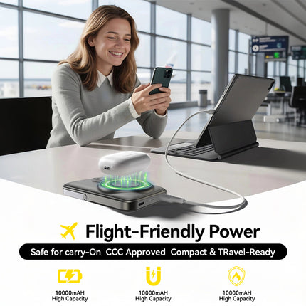 باور بانك ريماكس RPP-695 سعة 10000 مللي أمبير وشحن لاسلكي سريع 15 واط