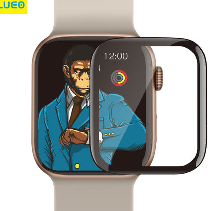 BLUEO PB3 HD High Molecule Shock-Resistant Screen Protector for Apple Watch S1/2/3 38MM - Black