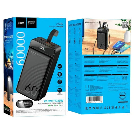 Element J123C Power Bank 60000mAh Fast Charging Display