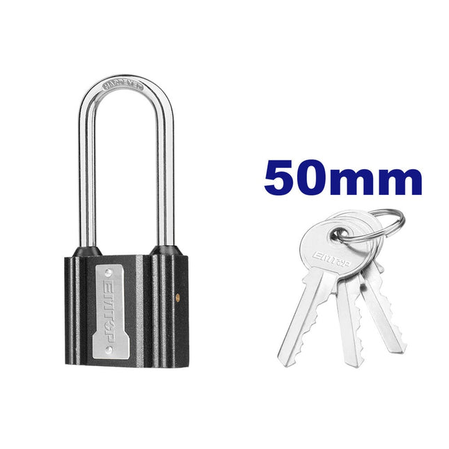 EMTOP EPDKR5001L  50mm Long Shackle Cast Iron Lock