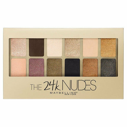 Maybelline The 24K Nudes Eyeshadow Palette - 12 Shades