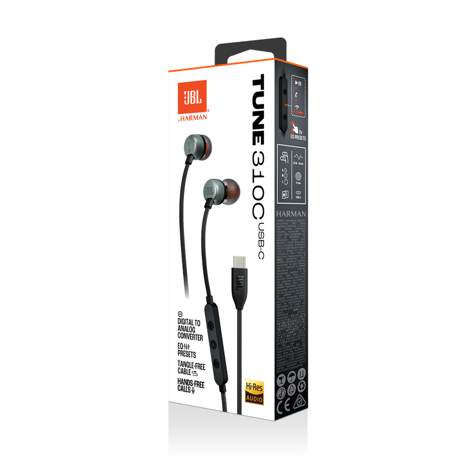 سماعات JBL Tune 310C بمنفذ USB-C — صوت Pure Bass سماعات JBL Tune 310C بمنفذ USB-C — صوت Pure Bass
