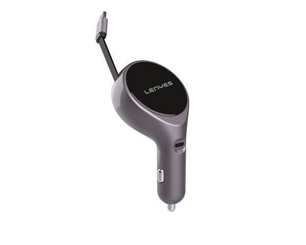شاحن السيارة LENYES CA820 GUN _ لون البنفسجي شاحن السيارة LENYES CA820 GUN _ لون البنفسجي