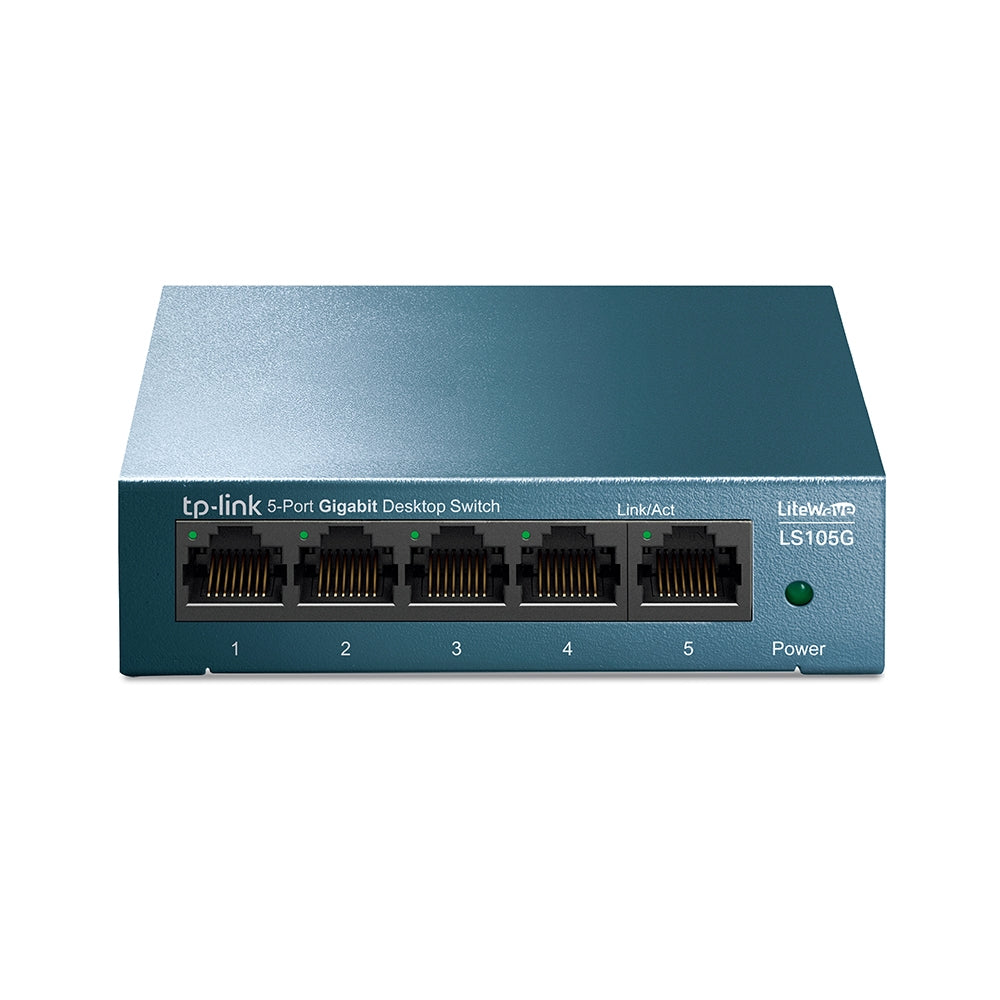 محول مكتبي بخمسة منافذ TP-Link LS105G محول مكتبي بخمسة منافذ TP-Link LS105G