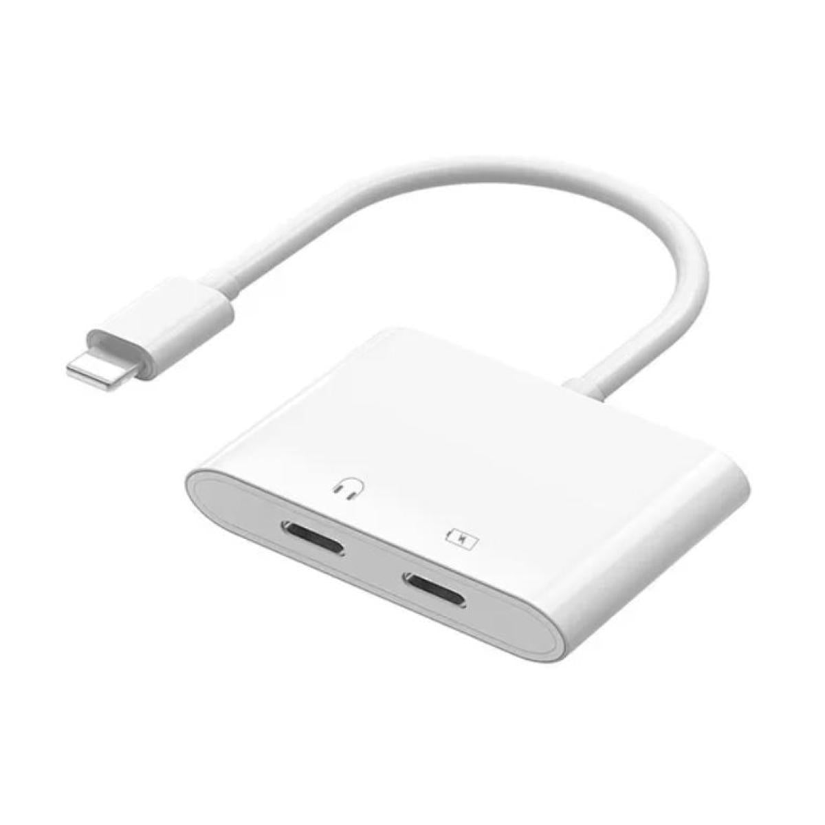 محول الصوت WIWU LT01 Plus من Lightning إلى Lightning مزدوج محول الصوت WIWU LT01 Plus من Lightning إلى Lightning مزدوج
