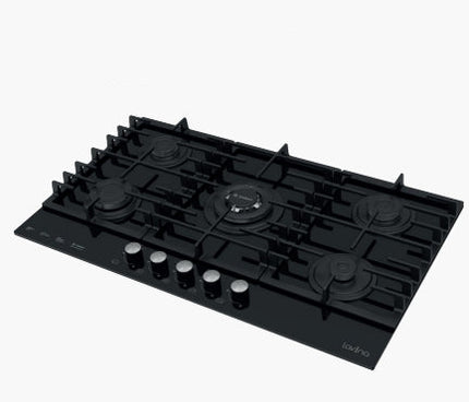Lavina Gas Hob 90cm 5 Burner - Black