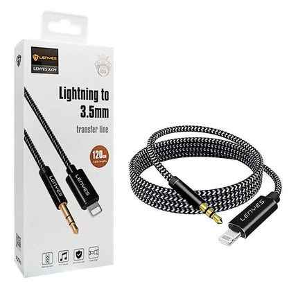 Lenyes AX99 2-in-1 USB-C to 3.5mm Audio & Fast Charging Adapter - High-Fidelity Sound - PD Fast Charge Support - Durable Aluminum Alloy Shell - Gray