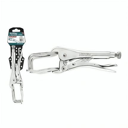 Total THT1921001  10-Inch Welding Locking Plier – Heavy-Duty C-Clamp 