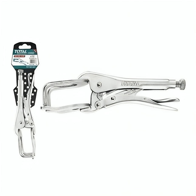 Total THT1921001  10-Inch Welding Locking Plier – Heavy-Duty C-Clamp 