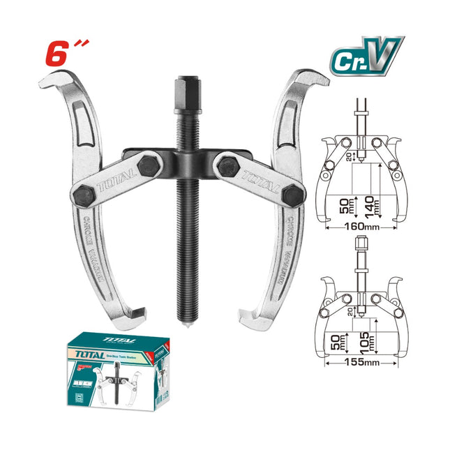 Total THTGP266 Two Jaws Puller 6-Inch