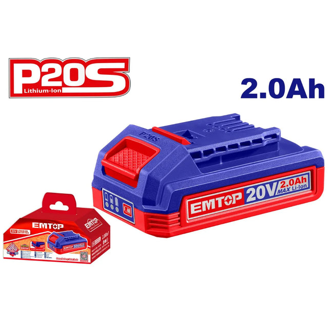 EMTOP EBPK20011 20V 2.0Ah Lithium-Ion Battery Pack