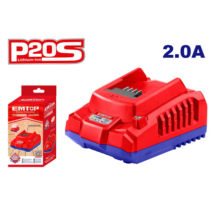 EMTOP EFCR20200 P20S Fast Smart Charger