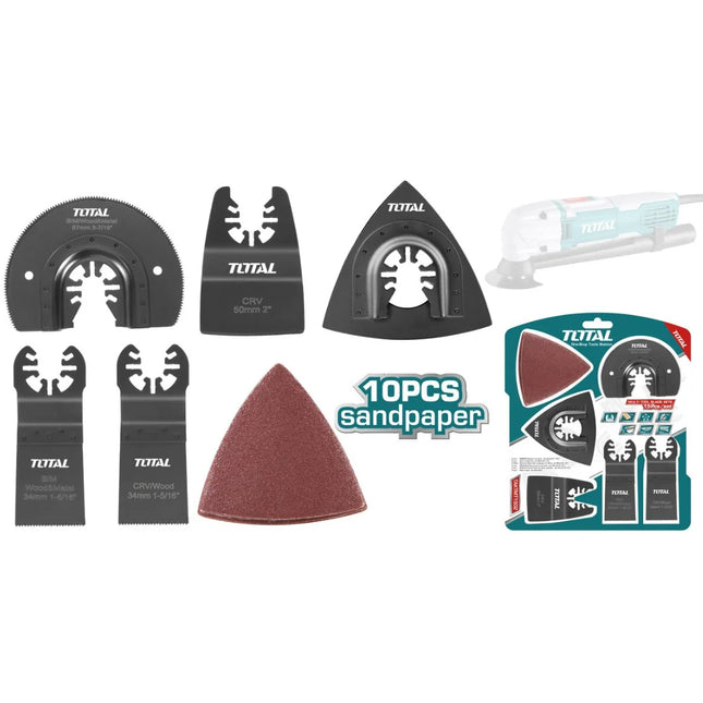 Total TAKTMT1502 Multi Tool Blade Set - 15pcs