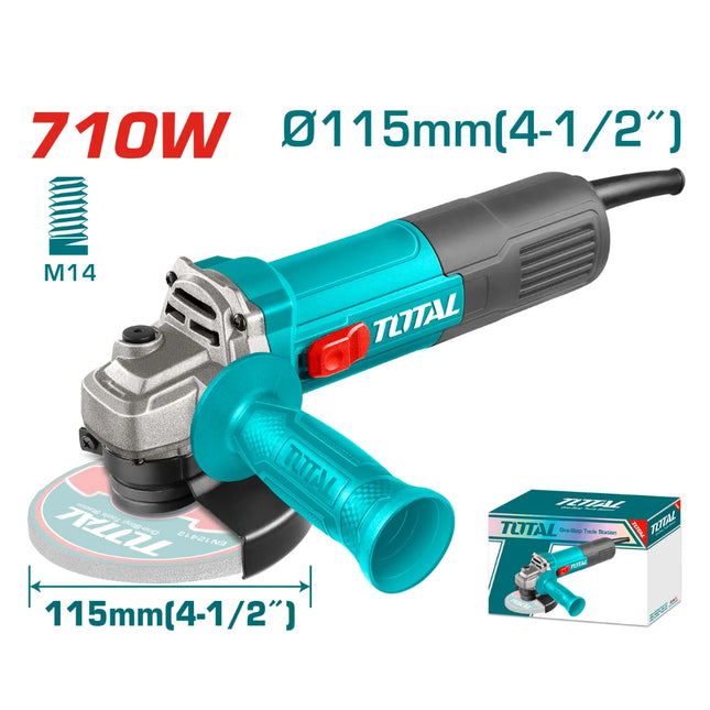 Total TG10711576 Angle Grinder – 710W