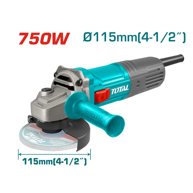 Total TG10711556 Angle Grinder – 750W