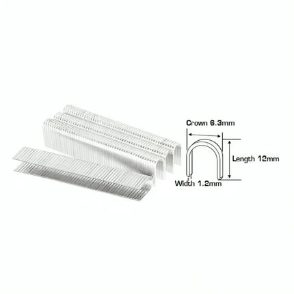 EMTOP ENAL0412   10 mm Curved Upholstery Staples (1000 pcs)