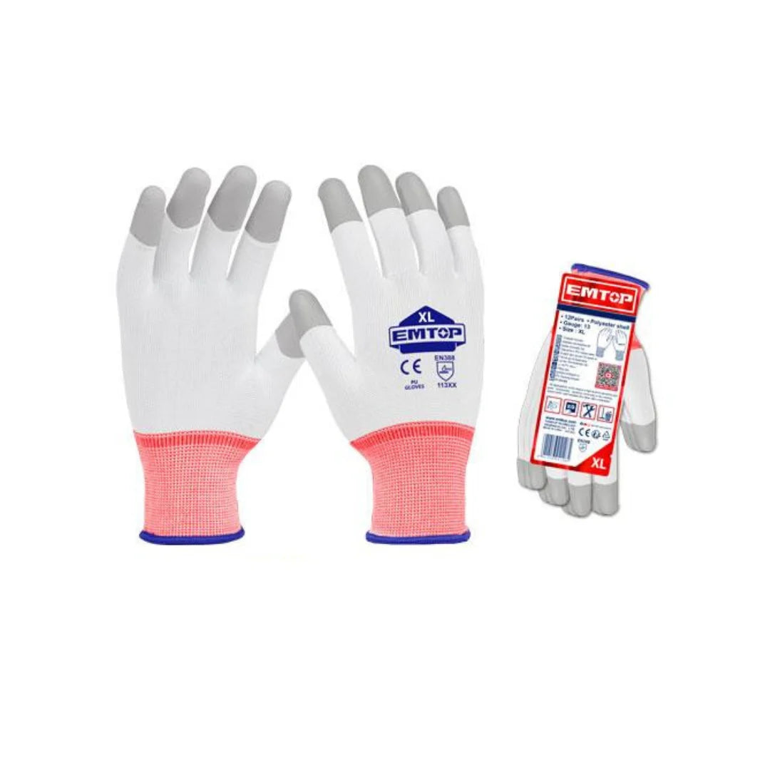 EMTOP EPGV0201 – White Cotton Work Gloves EMTOP EPGV0201 – White Cotton Work Gloves