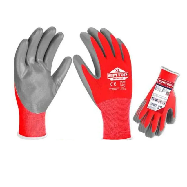 EMTOP ENGV0102  – Red Work Gloves