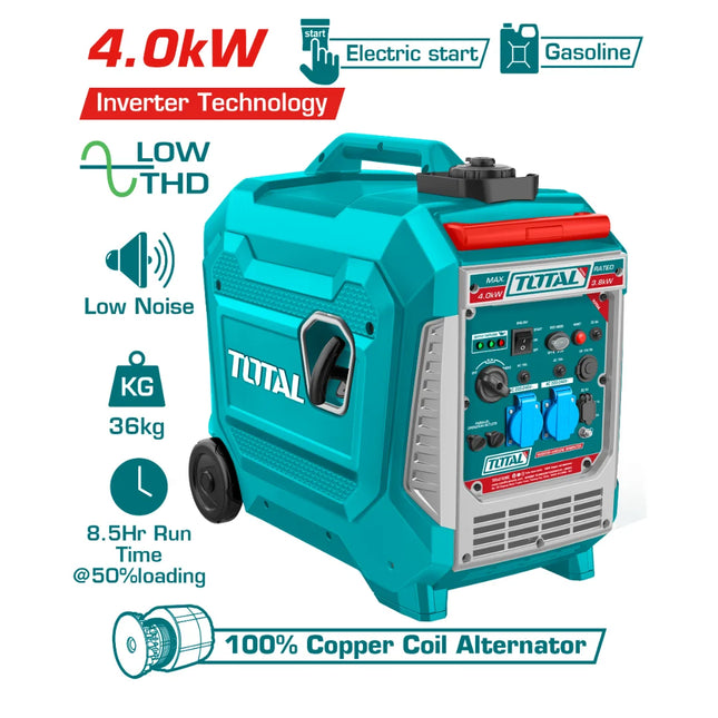 Total TP547506E  Gasoline Generator – 4 kW