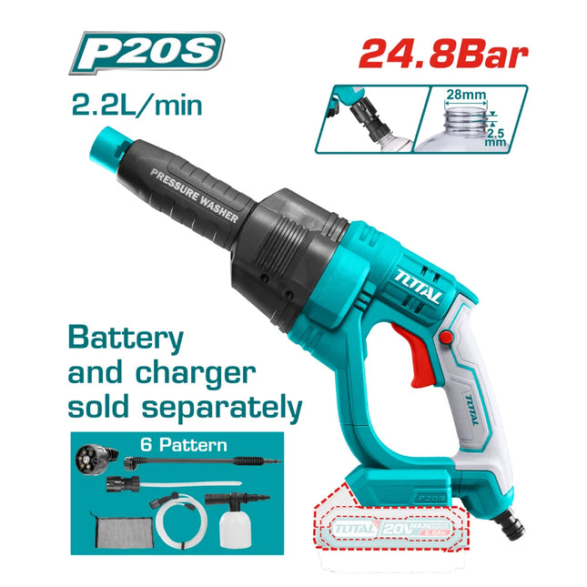  Total TPWLI2008    20V Cordless Pressure Washer