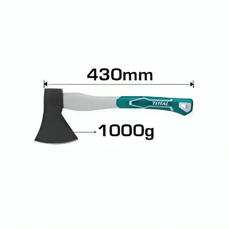 Total THT7810006 Axe 1000g – Fiberglass Handle Hatchet Total THT7810006 Axe 1000g – Fiberglass Handle Hatchet