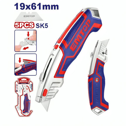 EMTOP ESNKT6118 Triangle blade scalpel with 5 blades