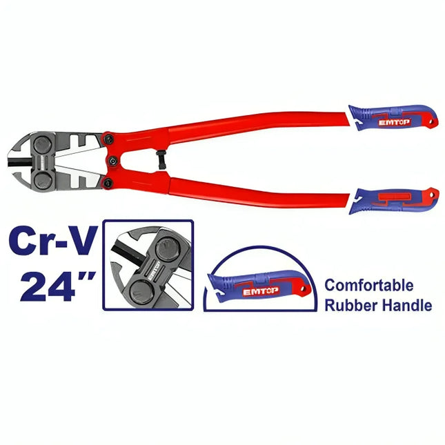 EMTOP EBCR2401 Rebar Cutter 24 Inch – CR-V Steel

