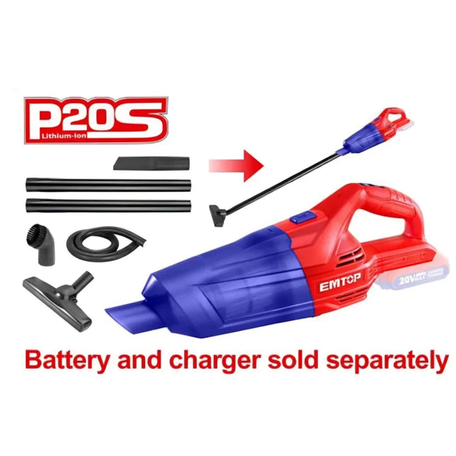 EMTOP ELVC2003 Cordless Vacuum Cleaner

